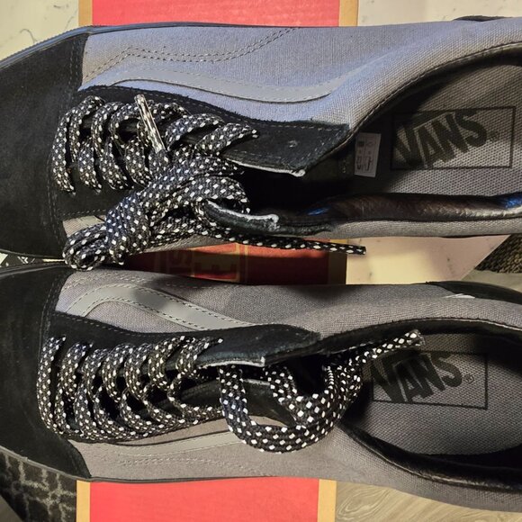 Vans Old Skool Reflective Black VN000ECUQPT Shoes Skateboarding Men's Sz 12 NEW - Picture 7 of 14